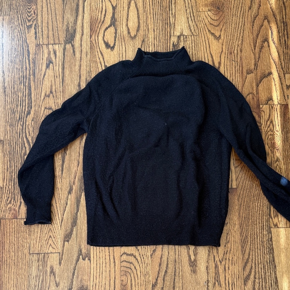 J. Crew woman’s Classic Black Turtleneck Sweater